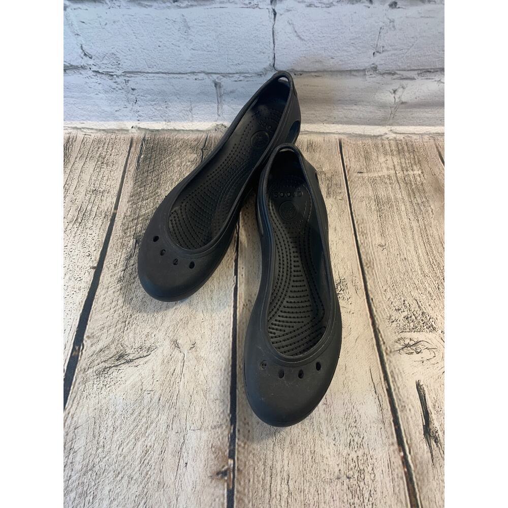 CROCS Black Women's Ballet Flats